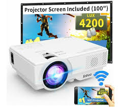 Mini Projector With Screen In 2020 Mini Projectors Best Portable Projector Best Projector
