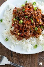 Easy Asian Ground Beef Bowl Ready In Less Than 30 Minutes And Packed With Flavour This Yummy Flavoursome Dish Wi Beef Bowls Beef Recipes Minced Beef Recipes