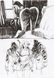 A couple of small paintings on wood panels in the store now! Ashley Wood Lore Page In Chaykin Dude S Ashley Wood Comic Art Gallery Room