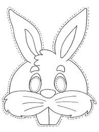 100% free coloring page of rabbit with mask. 7 Bunny Mask Ideas Bunny Mask Mask Animal Masks