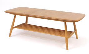 Maybe you would like to learn more about one of these? Ercol Light Elm Coffee Table With Magazine Rack Base 36cm H X 105cm W X 46cm D