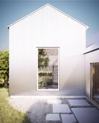 Corrugated Aluminum House For Mother In Sweden Maisons Exterieures Maison De Grange Maison Minimaliste