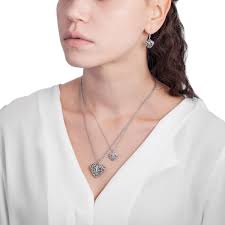 Lumoava Bella silver pendant 14x17 mm, 42 cm