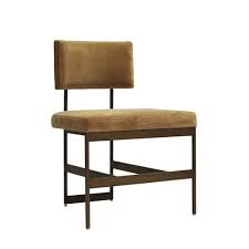 Modern Dining Chair With Bronze Base And Cushion In Various Colors Modern Dining Chairs Dining Chairs Velvet Dining Chairs