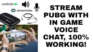 How To Stream Pubg With Voice Chat In Game Sound And Mic Youtube