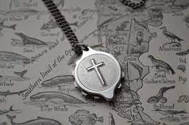 Vintage Medical Cross Necklace Pendant Locket Stainless Steel Etsy Vintage Medical Medical Pendant Locket
