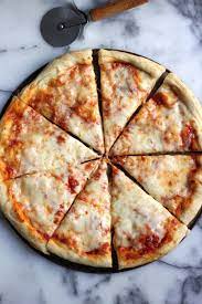 The Best New York Style Cheese Pizza Baker By Nature Recipe Cheese Pizza Recipe Cheese Pizza Pizza Recipes