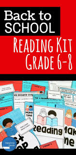 Back To School Reading Kit Grade 6 7 8 School Reading Reading Curriculum Reading Instruction