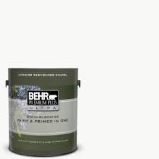 Behr Premium Plus Ultra 1 Gal Ultra Pure White Semi Gloss Enamel Interior Paint And Primer In One 375001 The Home Depot Exterior Paint Behr Behr Marquee