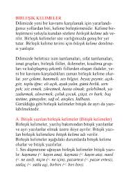 Birlesik Kelimelerin Yazimi By Kitap Pinarim Issuu