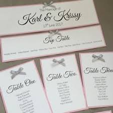 details about handmade personalised table seating plan names individual cards many colours