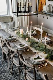 Inspiration Dining Room Lighting Winter Christmas Dinner Party Tabl Christmas Table Settings Christmas Table Decorations Christmas Decorations Rustic