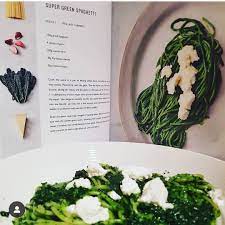 Jamie Oliver Jamie Oliver 5 Ingrediants Super Green Spaghetti Pasta Cavolo Ricotta Recipe Super Greens Green Spaghetti Jamie Oliver Recipes