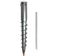 Amazon.com : Ashman Ground Screw Round Posts (4 Pack ...