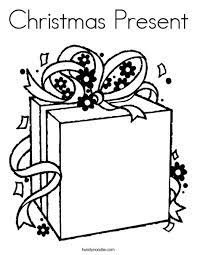 To print out a black and white coloring sheet, use the eraser to remove all the colors in the picture, and click the printer icon! Christmas Present Coloring Page Twisty Noodle