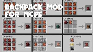 It also does not recognize vanilla iron ore, in version 2.4.1. Backpack Mod For Android Apk Download