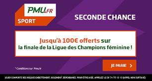 Uefa ligue des champions féminine. Ligue Des Champions Feminine Pmu Sport Vous Offre Une Seconde Chance Sur La Finale Vfl Wolfsburg Lyon