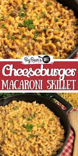 Cheeseburger Macaroni Skillet Homemade Hamburger Helper In 2020 Homemade Hamburgers Meat Dinners Macaroni Recipes