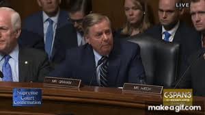 Explore and share the best lindsey graham gifs and most popular animated gifs here on giphy. Sen Lindsey Graham Expresses Outrage During Hearing Vows To Vote For Kavanaugh On Make A Gif
