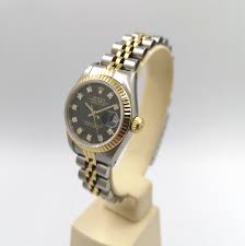 Ladies rolex 26mm datejust silver color diamond numbers watch. Rolex Datejust 26 69173 Luxury Watches Spain