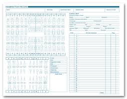 1057 Dental Exam Record Anatomic Periodontic Diagrams