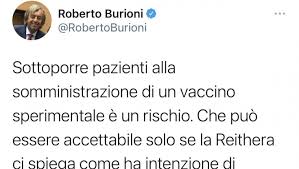 Check spelling or type a new query. Burioni Boccia La Sperimentazione Del Vaccino Reithera In Puglia Rischiosa La Repubblica
