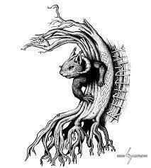 Ratatoskr the Trickster | Norse mythology tattoo, Norse tattoo, Mythology  tattoos