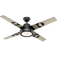 White color changing integrated led indoor/outdoor matte white ceiling fan with light kit and remote control add a touch of modern elegance to your living add a touch of modern elegance to your living spaces with the 54 in. Hunter Fan 54 Inch Matte Nickel Ceiling Fan With Led Lights And Remote Control Ceiling Fans Home Garden Worldenergy Ae