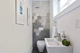 This modern powder room was the last bathroom awaiting an update, and it's the one that christy planned to use as her own. Modern Powder Room Minimalistisch Gastetoilette San Francisco Von Proyecto Houzz