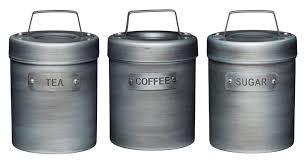 These industrial style kitchens are design ideas you'll want for your own modern kitchen. Mobel Wohnen 3er Set Vorratsdosen Kaffee Tee Zucker Industrial Kitchen 1000ml Kitchencraft Vorratsgefasse Glaser Metagal Com Br