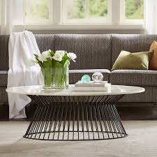 If left untreated, teak finish will mellow to a warm silvery gray over time. Madison Park Keaton Marble Top Coffee Table