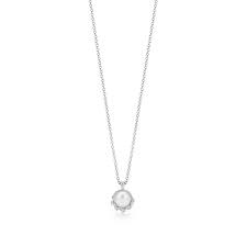 Paloma Picasso Olive Leaf Pendant In Sterling Silver With A Freshwater Pearl Tiffany Co With Images Tiffany Pearls Leaf Pendant