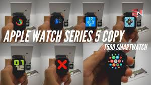 T500 Smartwatch Unboxing Apple Watch Series 5 Copy Youtube
