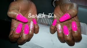 Acrylic powder acrylic nail powder acrylic powder bulk clear acrylic powder acrylic powder set glitter powder rosalind acrylic powder private label acrylic 1,457 glitter pink acrylic powder products are offered for sale by suppliers on alibaba.com, of which acrylic powder accounts for 26%, pigment. Bright Pink And Glitter Acrylic Nails Nail And Manicure Trends