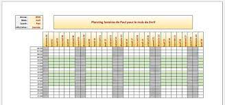 Feuille de calcul budget personnel calcul budget excel Creer Des Calendriers Et Plannings Automatiques Avec Excel