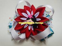 Lindas Flores En Cinta Delgada Para Decorar Centros De Lazos Monos Para El Cabello Lazo Para El Pelo De Ninos Lazos Manualidades