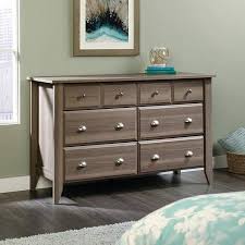 Chic, brushed nickel hooded pulls. Sauder Shoal Creek 6 Drawer Dresser Soft White Finish Walmart Com Interior Furniture Furniture 8 Drawer Dresser