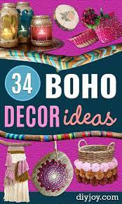 Check out these 20 dreamy boho room decor ideas and start revamping your home into something much more interesting, artistic and eclectic today! 34 Diy Boho Decor Ideas Diy Boho Decor Hippie Crafts Boho Diy