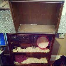 Turned An Old Bookshelf Into A Hedgehog Cage Cage Diy Hedgehog Hedgehog Cage Diy Hedgehog
