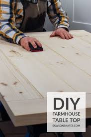 Diy Farmhouse Table Top The Right Way Saws On Skates In 2020 Diy Farmhouse Table Farmhouse Diy Diy Furniture Plans