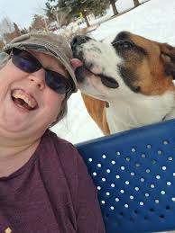 Whiskey and Buck burning off energy after UKC show