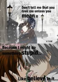 However, the person you've chosen to hurt is someone very dear to me.. Anime Vampire Knight Editor Kysune Anime Quotes Anime Picture Quotes