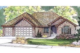 Type b, a rectangular duplex with double central entry doors and a shed roof porch; Ranch House Plans Ryland 30 336 Associated Designs