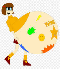 Velma With Tattoos On Her Belly By Angry-signs - Cartoon - Free Transparent  PNG Clipart Images Download