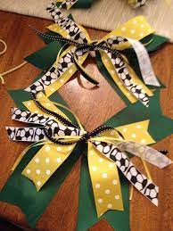 Soccer Bows Soccer Hair Bows Homemade Bows Girl Hair Bows