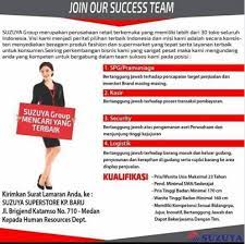 Check spelling or type a new query. Lowongan Kerja Medan Terbaru Di Suzuya Kampung Baru Medan