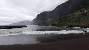 Video Of The Black Sand Beach Of Seixal Madeira Portugal Black Sand Beach Black Sand Madeira Beach