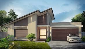 220 My Pad Narrow Lot 4 Bed Garage 209 3 M2 Preliminary House Plan Set Modern Style House Plans Narrow Lot House Plans Home Design Floor Plans
