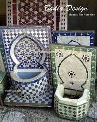 Stunning views of surrounding mountains and landscape. Mosaic Tiles Wall Fountain Moroccan Wall Fountain Morrocan Decor Mosiac Tile