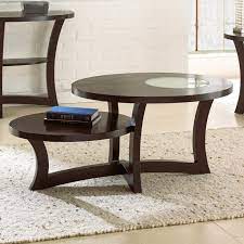 Niklaus 47 oval coffee table, american walnut and black by euro style. 20 Top Wooden Oval Coffee Tables Home Stratosphere